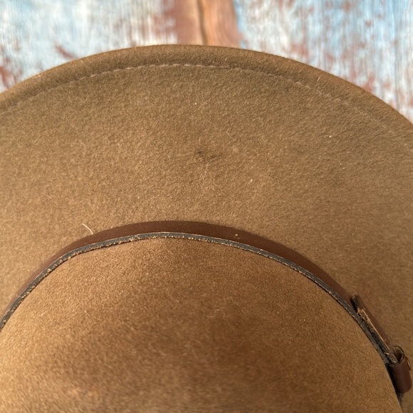 Dorfman Pacific Wool Felt Crushable Outback Hat Size Small - Picture 5 of 11